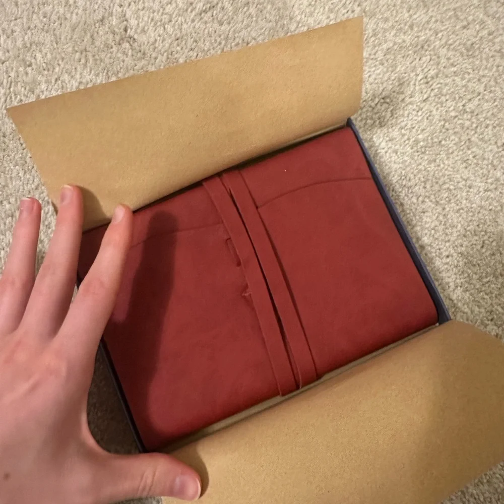 Riliho Leather Notebook - Blue